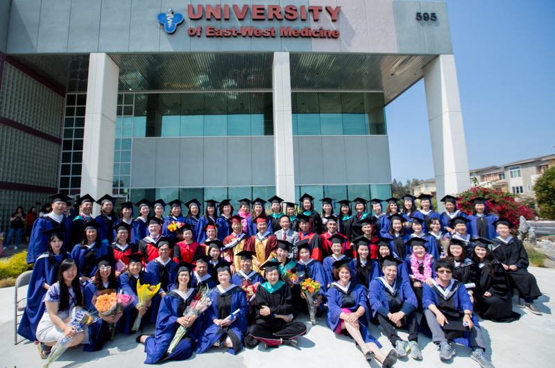University of East-West Medicine graduates celebrating academic achievement and career readiness